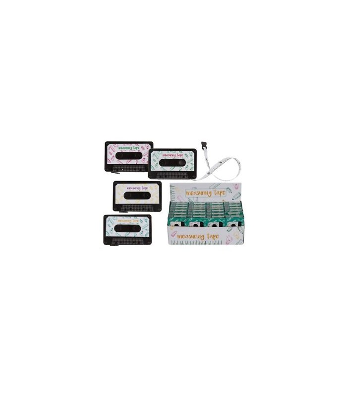 Cinta métrica de plastico 1´50m CASSETTE DE MÚSICA