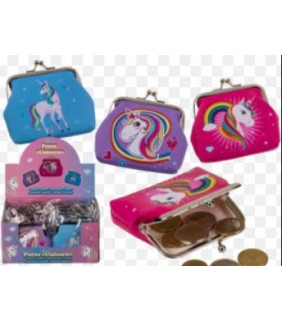 Mini Monedero Unicornio 3m  9x8cm