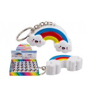 Llavero de metal  Arcoiris