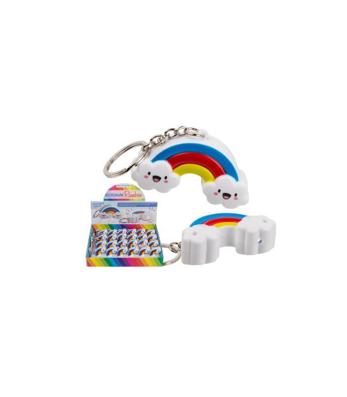 Llavero de metal  Arcoiris