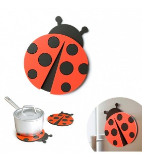 Salvamanteles Mariquita Coccinelle magnético 