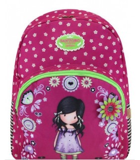 Mochila escolar Gorjuss Lazos verdes