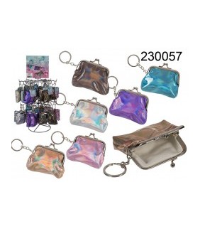 Mini monedero-llavero  Varios colores
