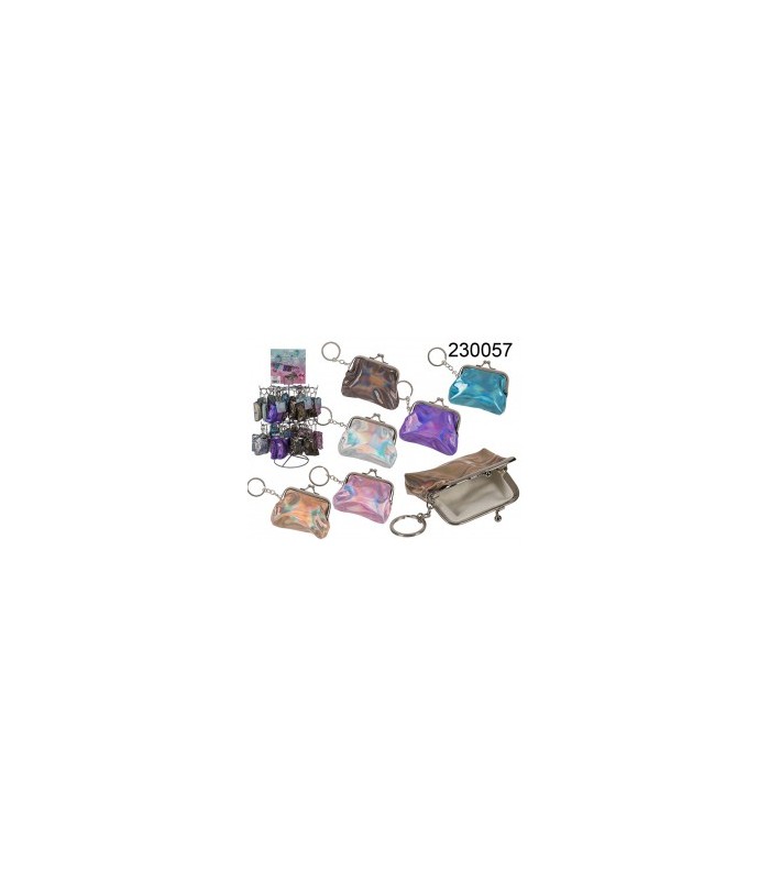Mini monedero-llavero  Varios colores