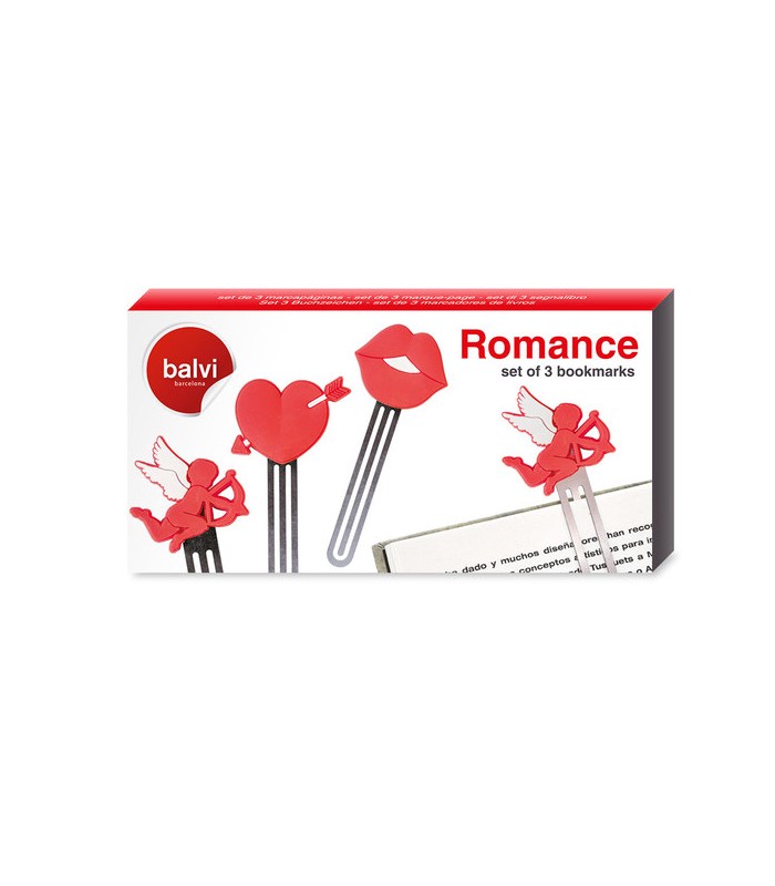 Marcapáginas Romance x3
