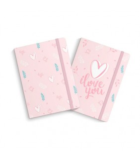 Libreta con goma M Love