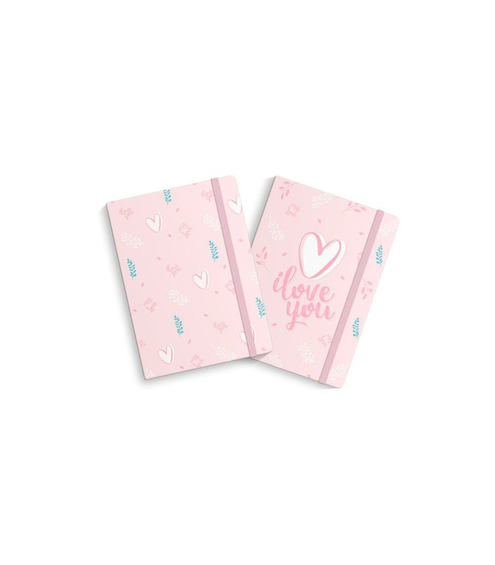 Libreta con goma M Love