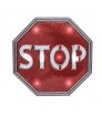 Rótulo decorativo PVC con luz led    STOP 