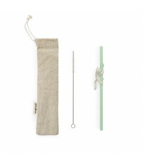 Pajita Reutilizable Climber Cat Color Verde