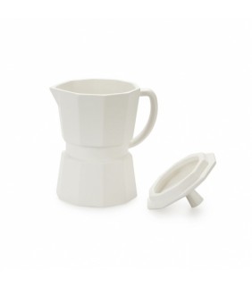Mug Moka Color Blanco Mate Taza Grande Con Tapa En