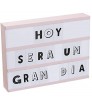 Caja de luz 87 letras Rosa
