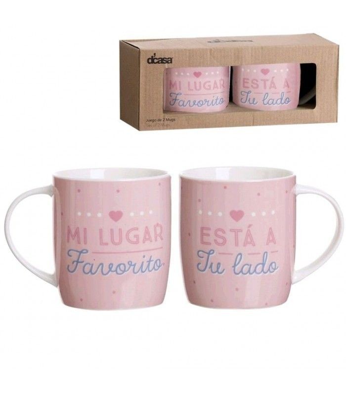 Set 2 tazas  Mi Lugar 