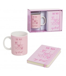 Set regalo taza más libreta  LOVE 3 