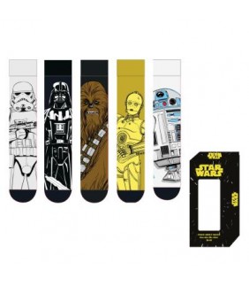 PACK CALCETINES 5 PIEZAS STAR WARS T36/45
