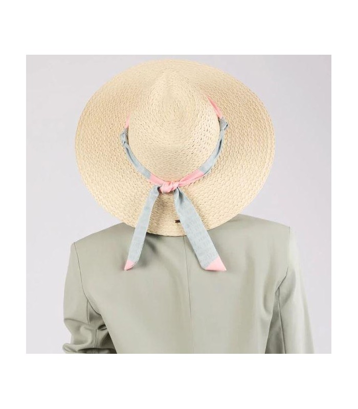 Sombrero rafia crudo