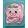 Caja para mascarilla para colgar al cuello Cerdito