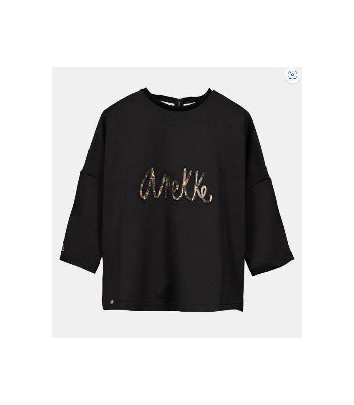Sudadera negra logo Anekke Talla L/XL