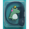 Caja para mascarilla para colgar al cuello Dino