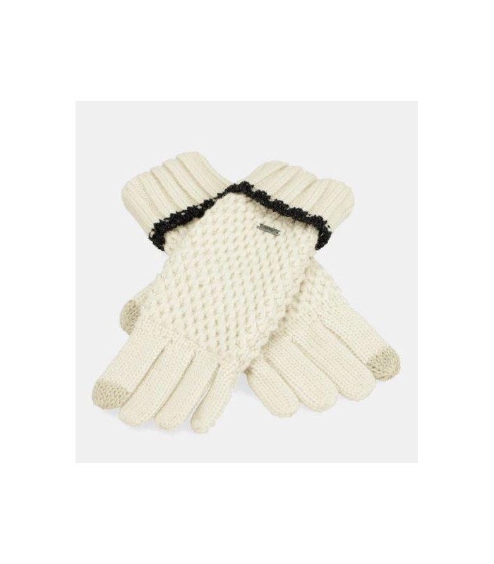 Guantes de punto beige Anekke Sipecusa