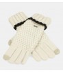 Guantes de punto beige Anekke Sipecusa