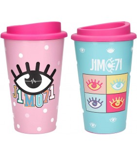 Vaso con tapa TO-GO J1M071 Lisa&Lena 2M