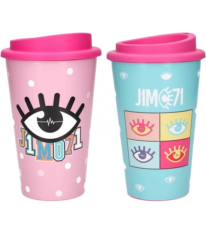 Vaso con tapa TO-GO J1M071 Lisa&Lena 2M