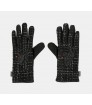 Guantes de tejido tweed negros Anekke