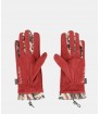 Guantes de terciopelo burdeos Anekke