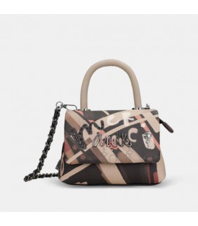 Bandolera de solapa pequeña Parisian Anekke