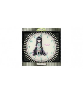 Reloj de pared de cristal Gorjuss Flores 30cm