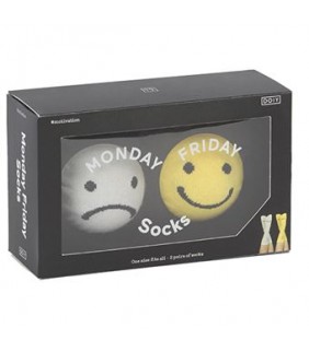 2 pares de calcetines Monday and Friday