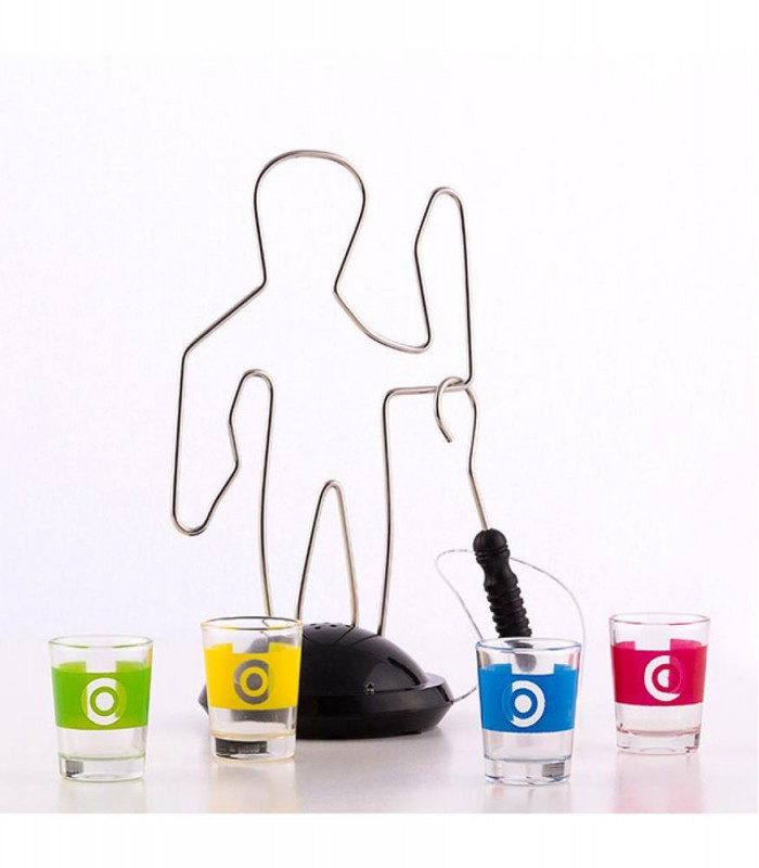 Juego para beber El alambre caliente con 4 vasos