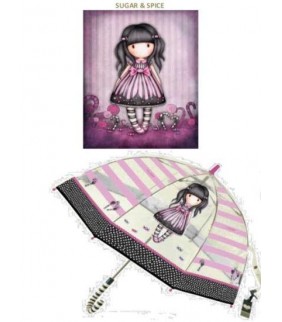 Paraguas transparente infantil  Gorjuss Sugar Spic