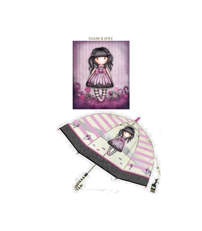 Paraguas transparente infantil  Gorjuss Sugar Spic