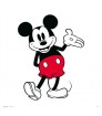 Lámina de cartón 30x30cm Disney Mickey Mouse