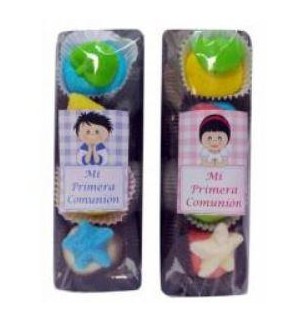 Bandejita Chuches Comunion niño y niña