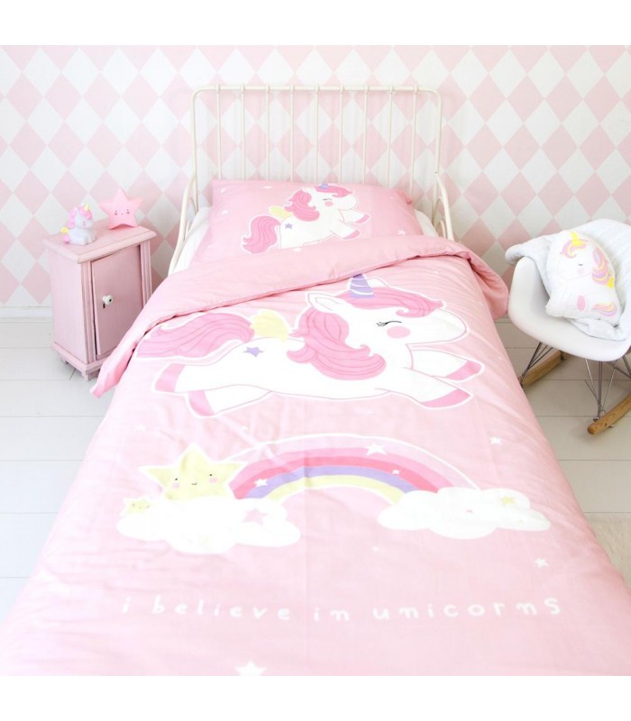 Edredon Unicornio Rosa 140x200cm