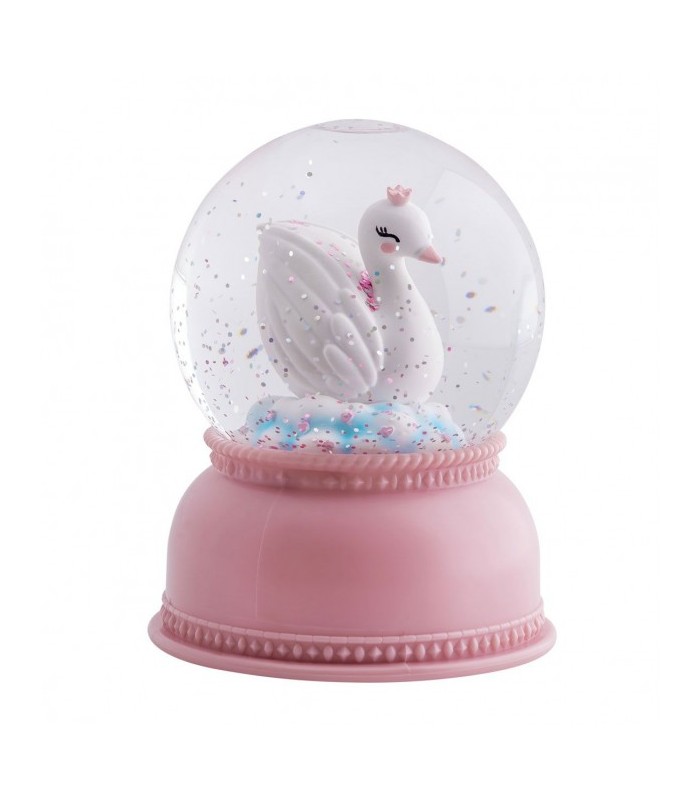 Bola de nieve con luz Cisne