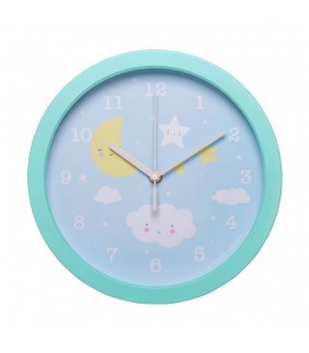 Reloj de Pared Nube Estrlla Luna