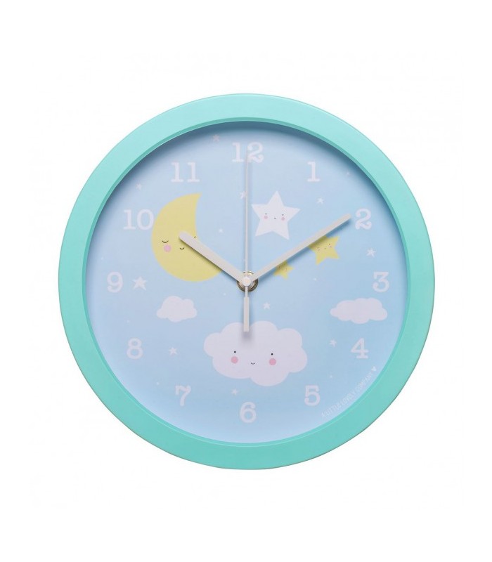 Reloj de Pared Nube Estrlla Luna