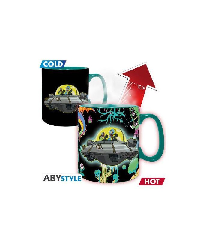 Taza Térmica de Cerámica Abystyle Rick & Morty 