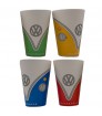 Set 4 vaso Bamboo Volkswagen caravana