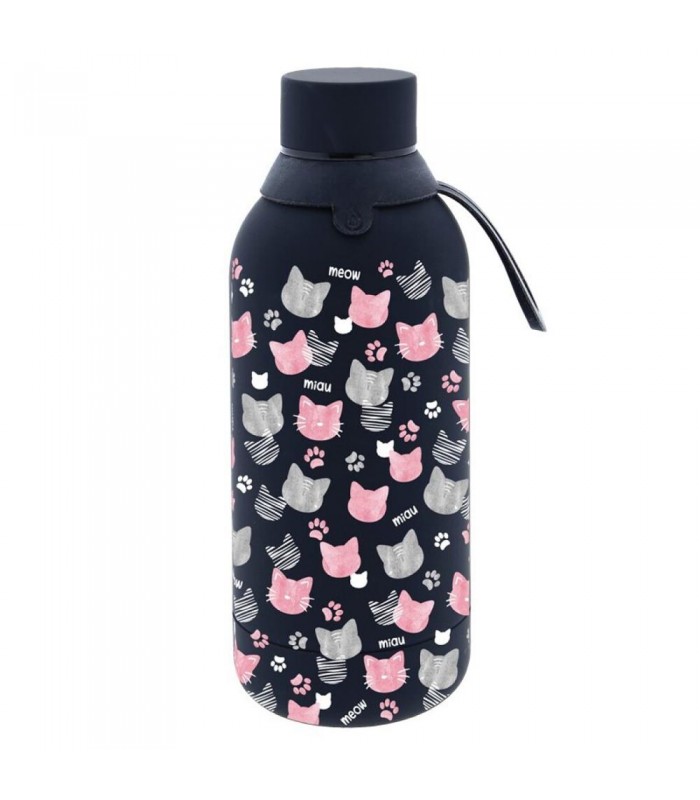 BOTELLA TÉRMICA / THERMAL BOTTLE 500ML - BLACK MIA