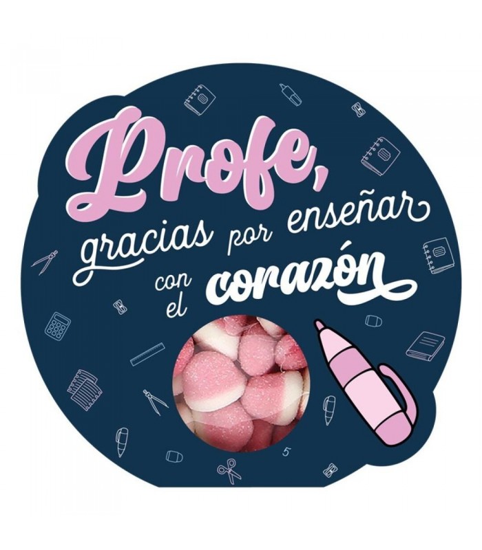 CAJITA CHUCHES 100GR - PROFE GRACIAS POR ENSEÑAR C