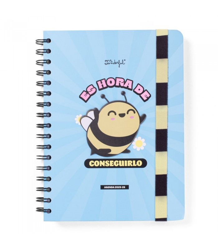 AGENDA ESCOLAR WONDER 2025-26 SEMANAL ES HORA DE C