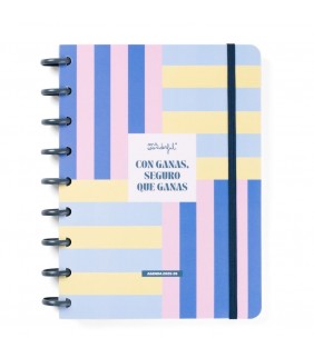 AGENDA ESCOLAR WONDER 25/26 SEMANAL - CON GANAS