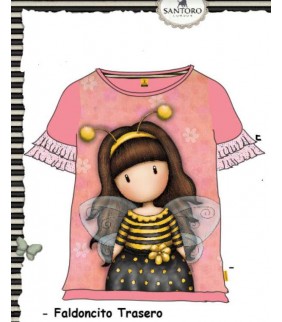 Camiseta Gorjuss Be Loved Rosa T/14