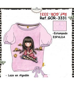 Camiseta Gorjuss Nest Egg Morada T/8