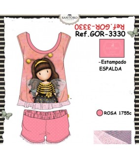 Conjunto Gorjuss Be Loved Rosa T/6
