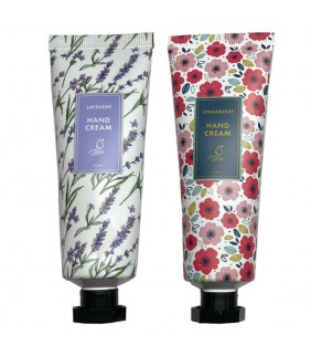 Crema de Manos Hidratante - Diseño Lavanda y Amapo